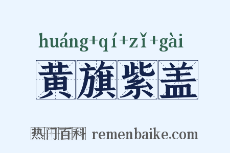 黄旗紫盖是什么意思的图片